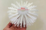 CHỔI CƯỚC NILON TRẮNG 150X60X25(1MM)