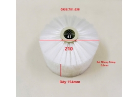 CHỔI CƯỚC NILONG TRẮNG 210X154X41(0.2)