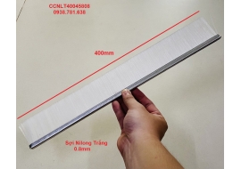 CÂY CƯỚC NILON TRẮNG NẸP INOX 400X45X8X0.8
